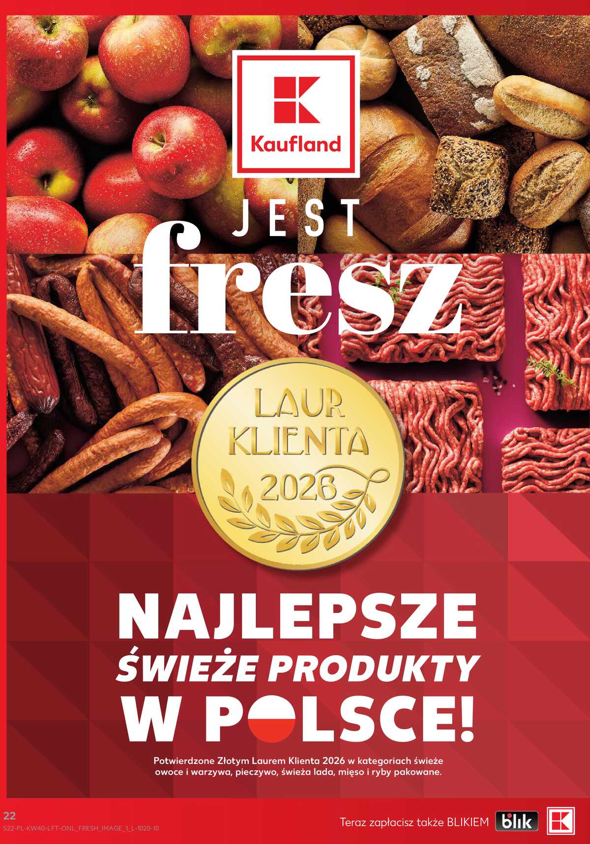 Leták Kaufland Polsko 1.10.-7.10.2026 - Týdenní zpravodaj strana 22