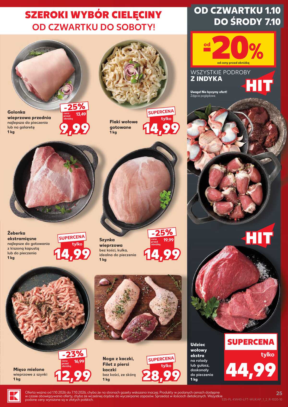 Leták Kaufland Polsko 1.10.-7.10.2026 - Týdenní zpravodaj strana 25