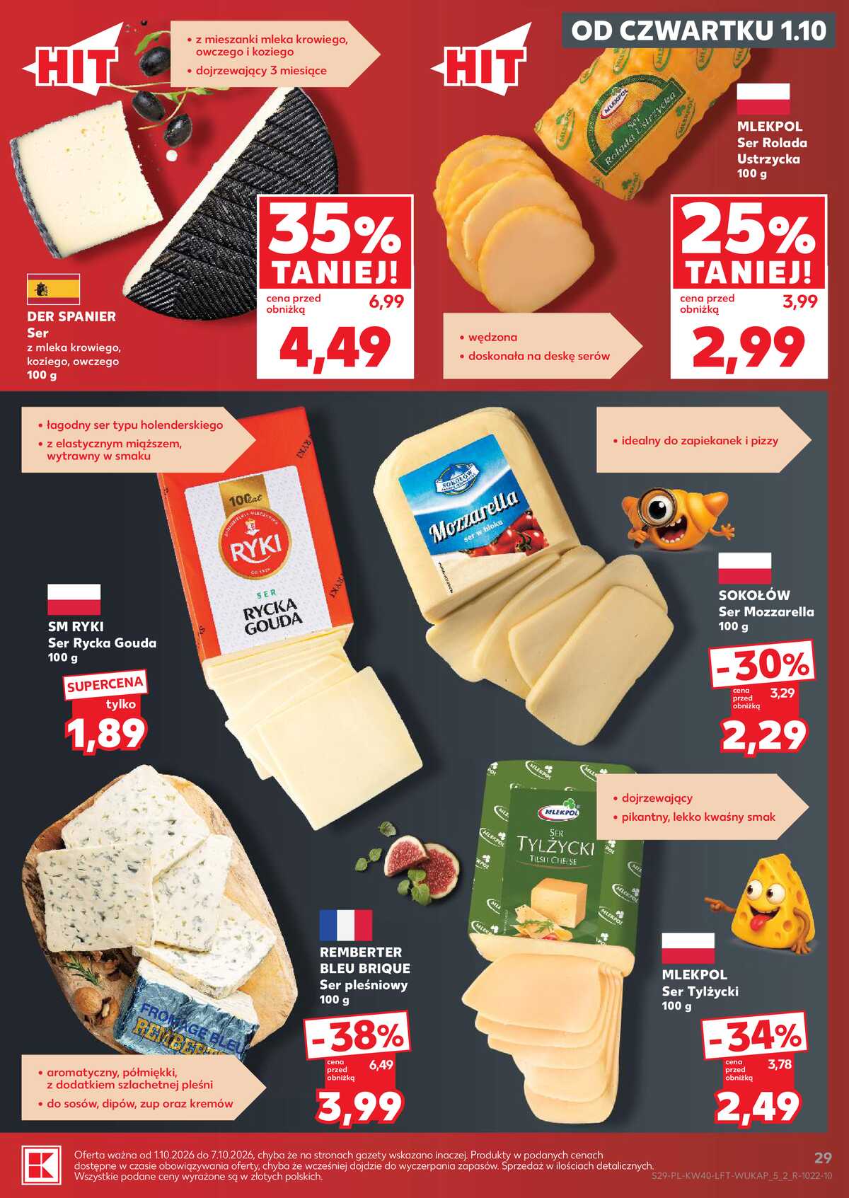 Leták Kaufland Polsko 1.10.-7.10.2026 - Týdenní zpravodaj strana 29