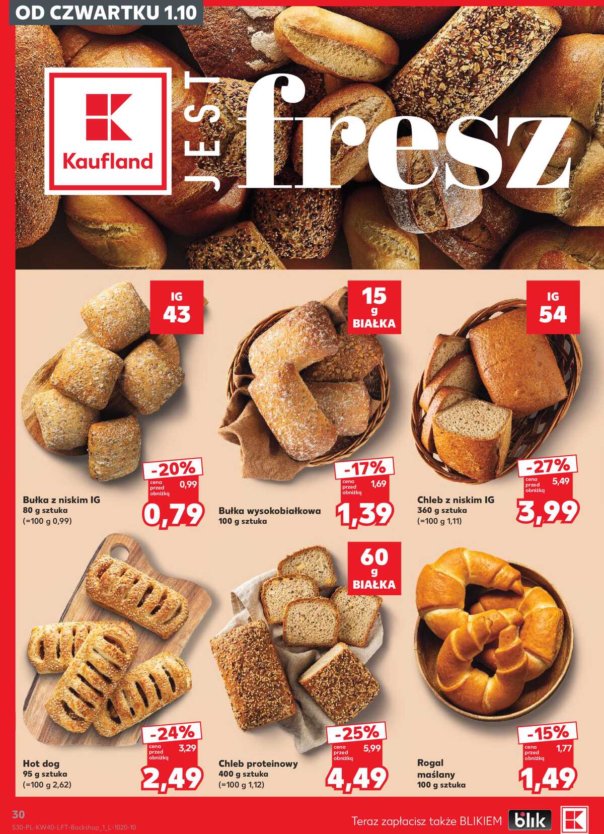 Leták Kaufland Polsko 1.10.-7.10.2026 - Týdenní zpravodaj strana 30