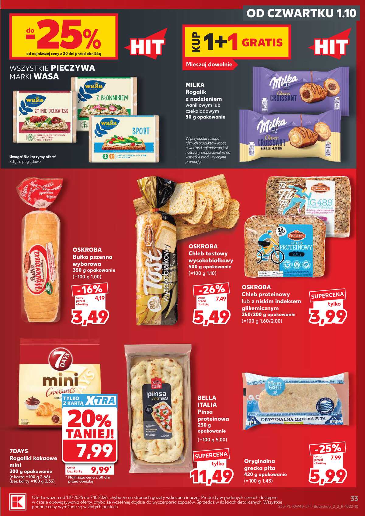Leták Kaufland Polsko 1.10.-7.10.2026 - Týdenní zpravodaj strana 33