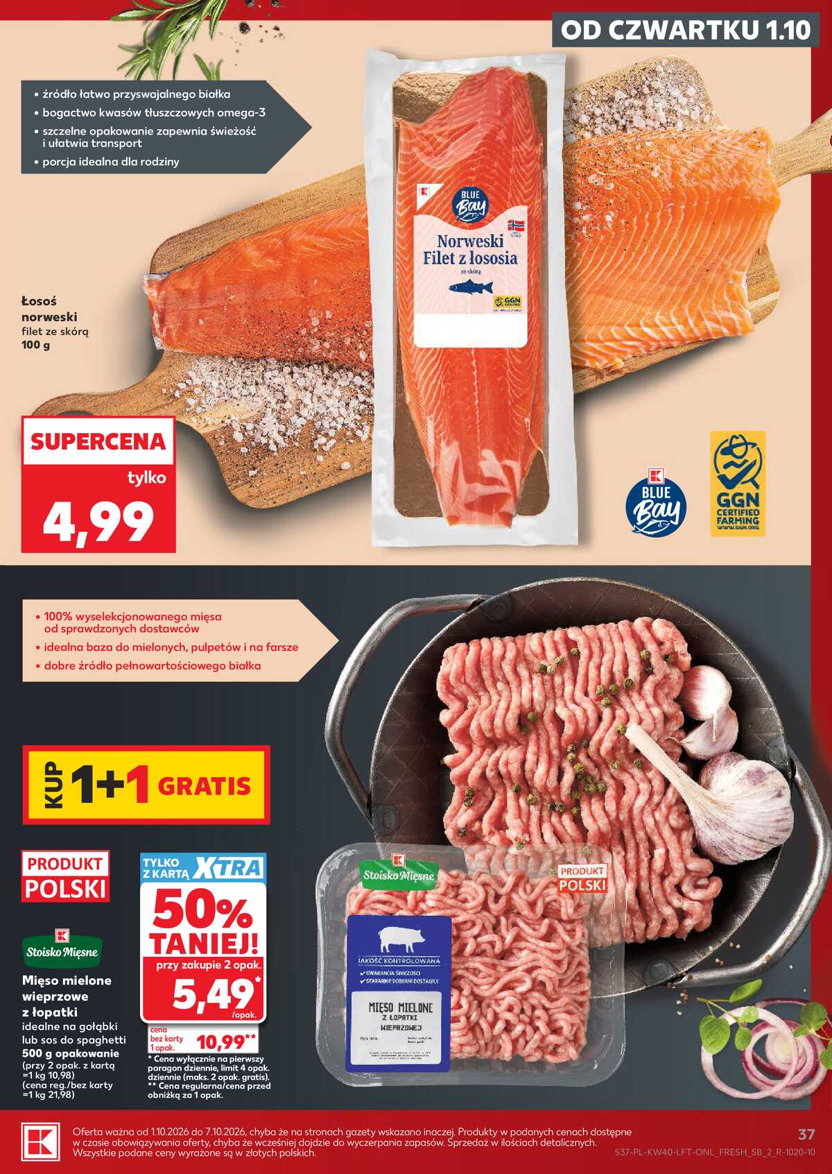 Leták Kaufland Polsko 1.10.-7.10.2026 - Týdenní zpravodaj strana 37