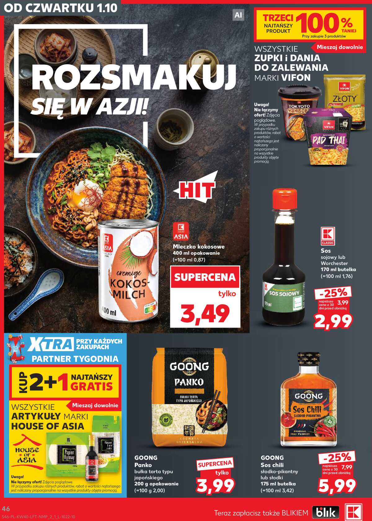 Leták Kaufland Polsko 1.10.-7.10.2026 - Týdenní zpravodaj strana 46