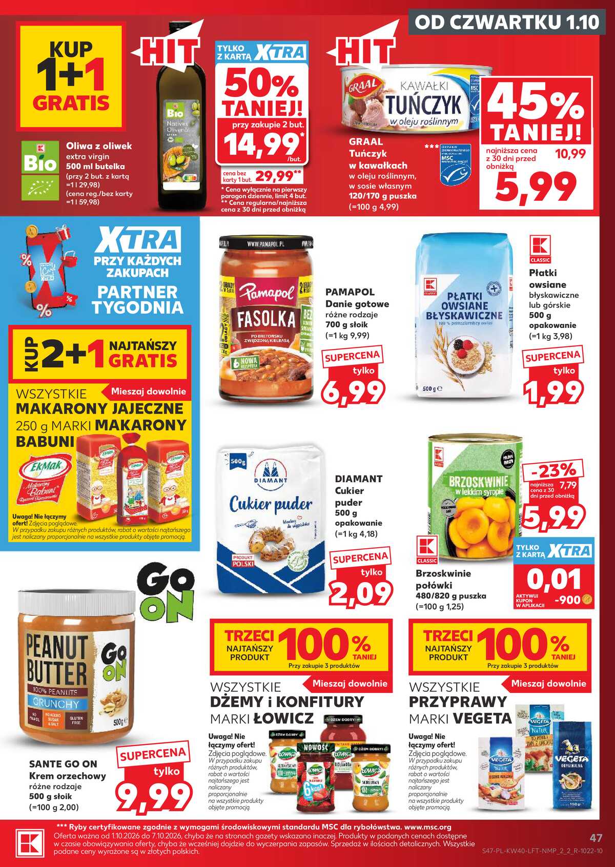 Leták Kaufland Polsko 1.10.-7.10.2026 - Týdenní zpravodaj strana 47