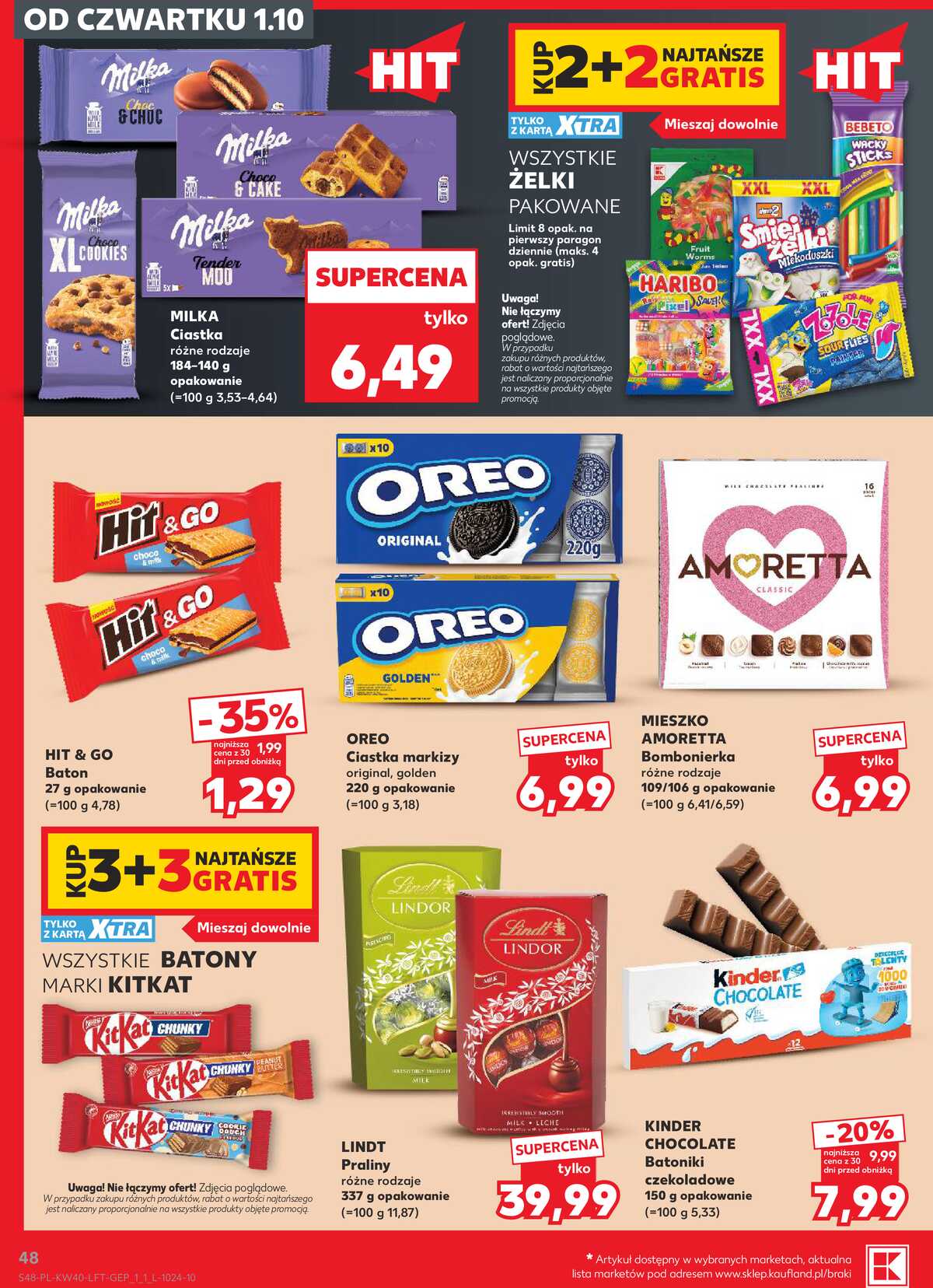 Leták Kaufland Polsko 1.10.-7.10.2026 - Týdenní zpravodaj strana 48