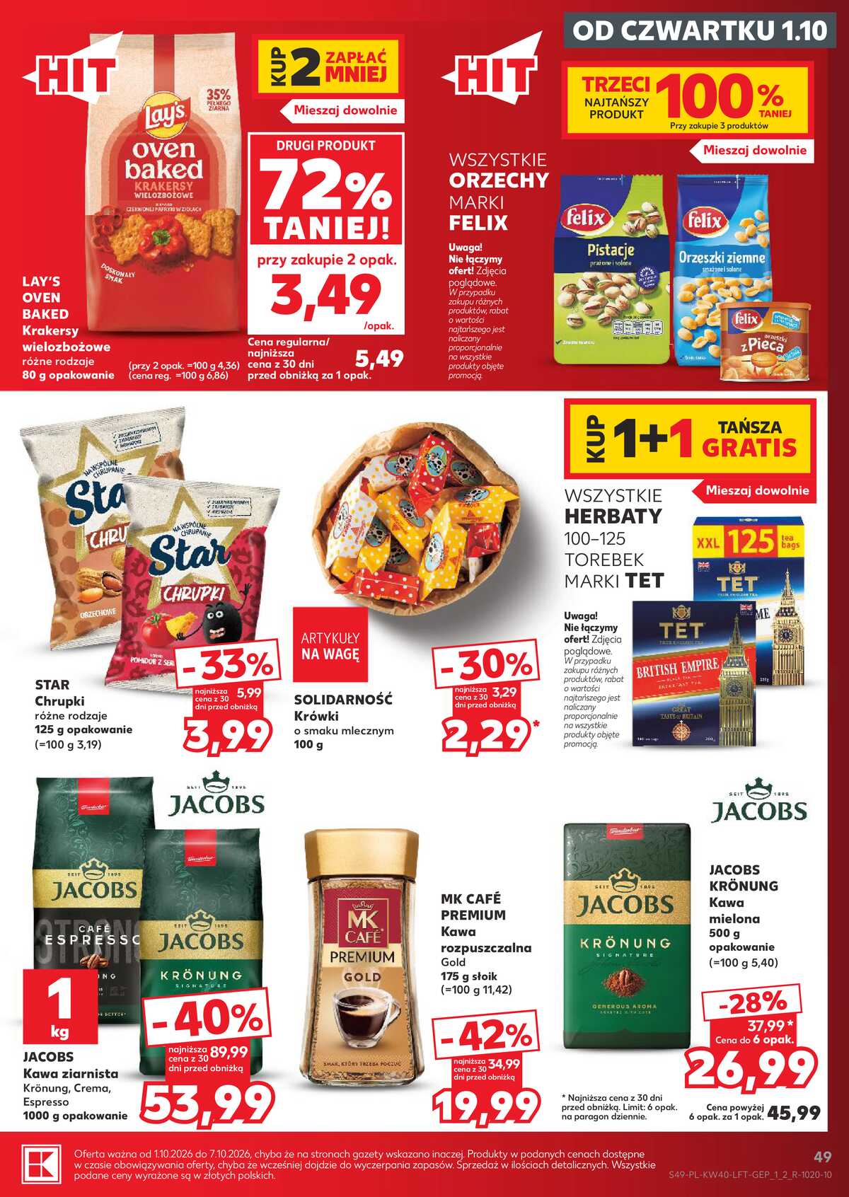 Leták Kaufland Polsko 1.10.-7.10.2026 - Týdenní zpravodaj strana 49