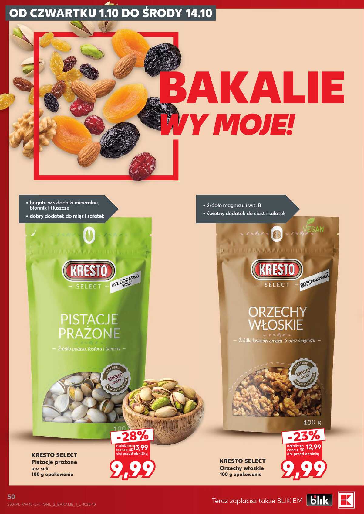 Leták Kaufland Polsko 1.10.-7.10.2026 - Týdenní zpravodaj strana 50