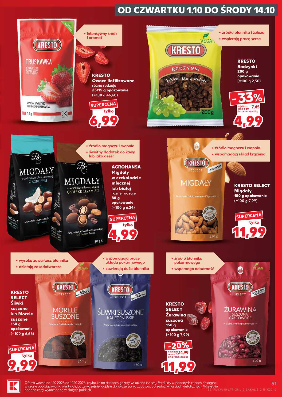 Leták Kaufland Polsko 1.10.-7.10.2026 - Týdenní zpravodaj strana 51