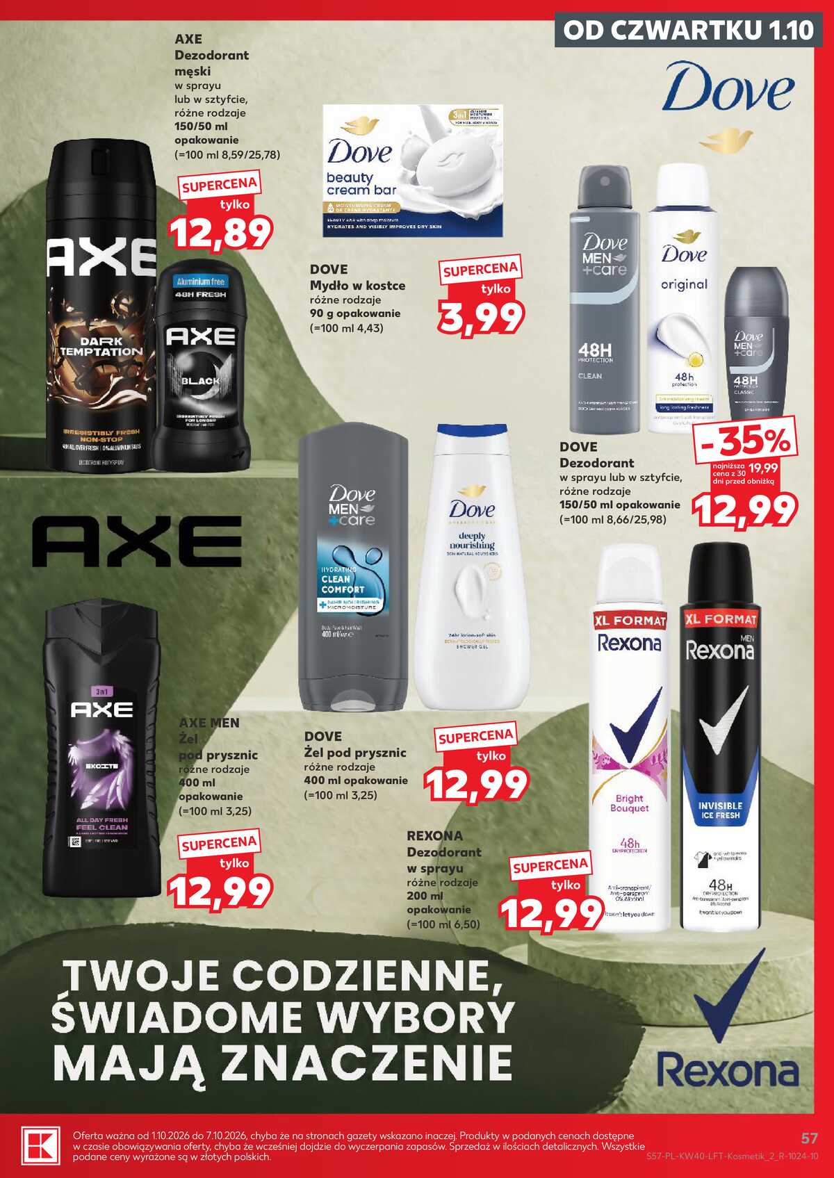 Leták Kaufland Polsko 1.10.-7.10.2026 - Týdenní zpravodaj strana 57