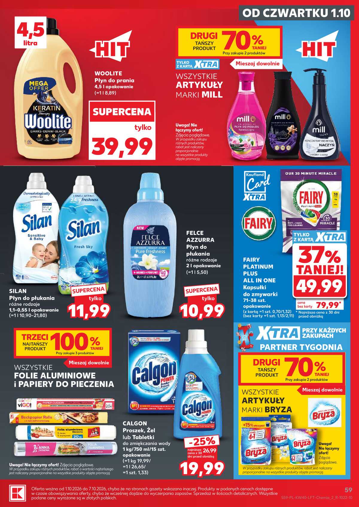 Leták Kaufland Polsko 1.10.-7.10.2026 - Týdenní zpravodaj strana 59