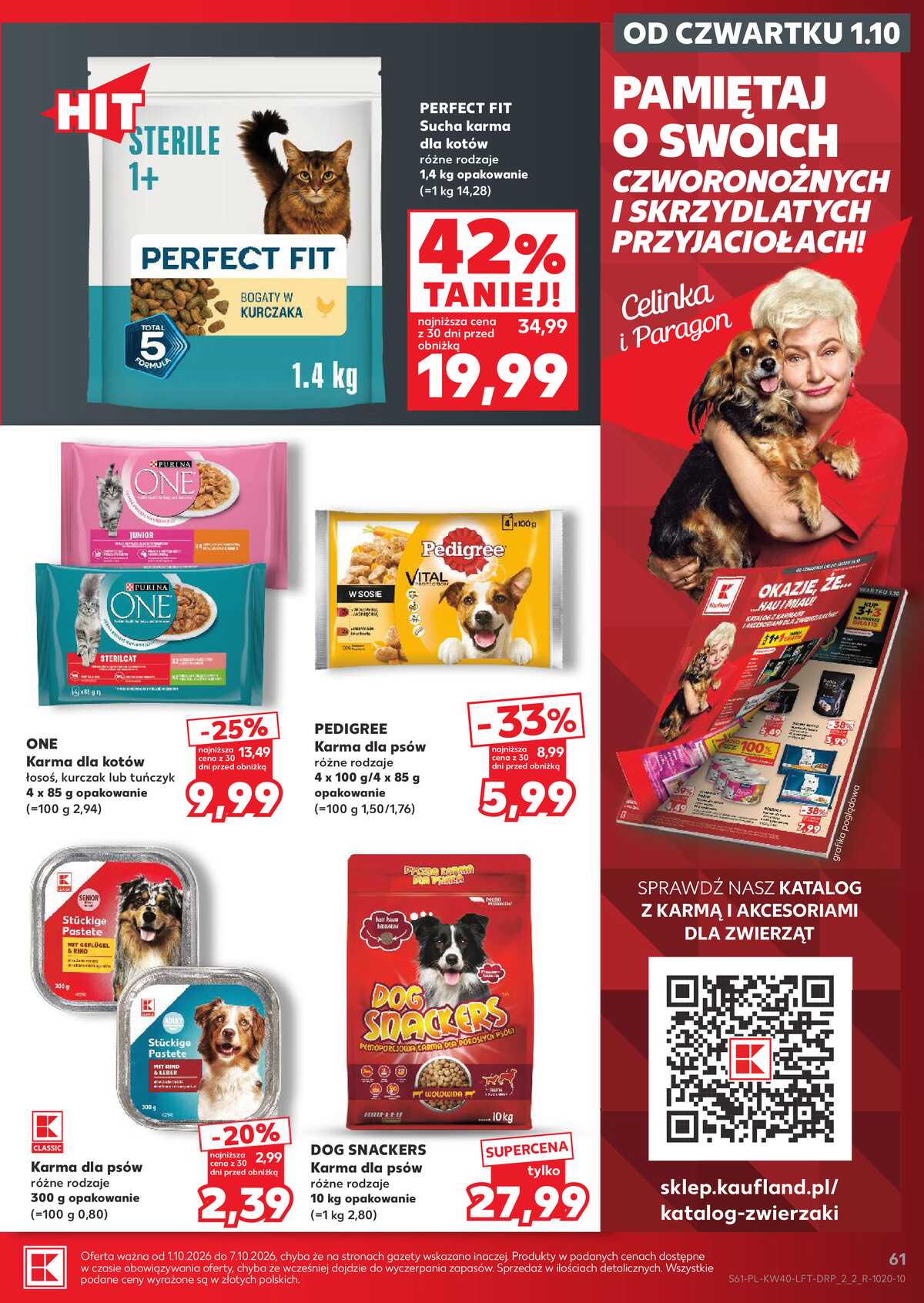 Leták Kaufland Polsko 1.10.-7.10.2026 - Týdenní zpravodaj strana 61