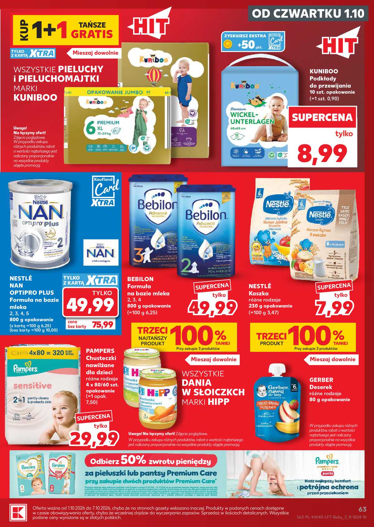 Leták Kaufland Polsko 1.10.-7.10.2026 - Týdenní zpravodaj strana 63