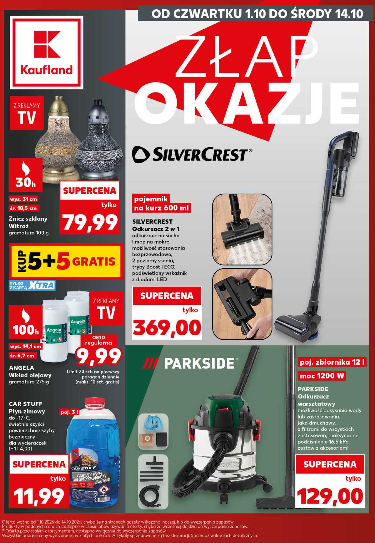 Leták Kaufland Polsko 1.10.-14.10.2026 strana 1