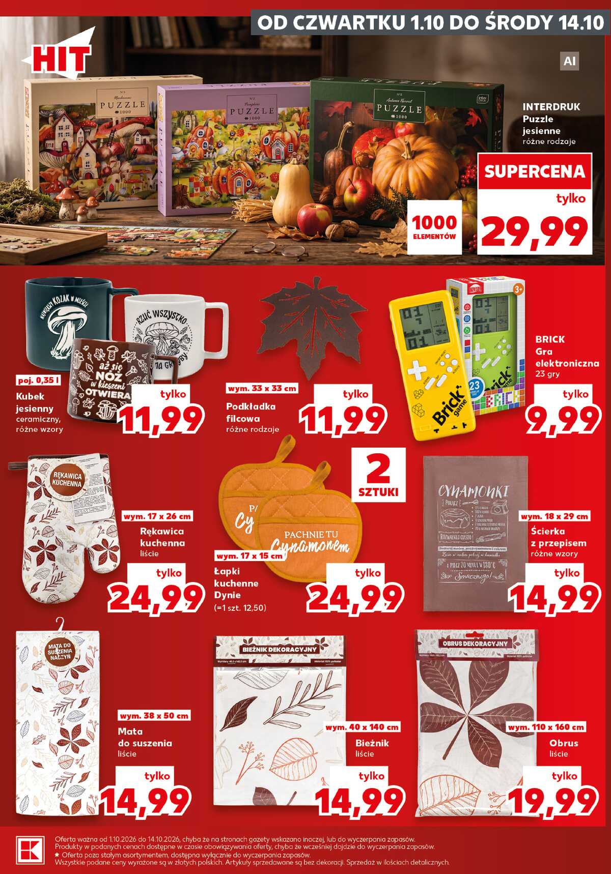 Leták Kaufland Polsko 1.10.-14.10.2026 strana 7