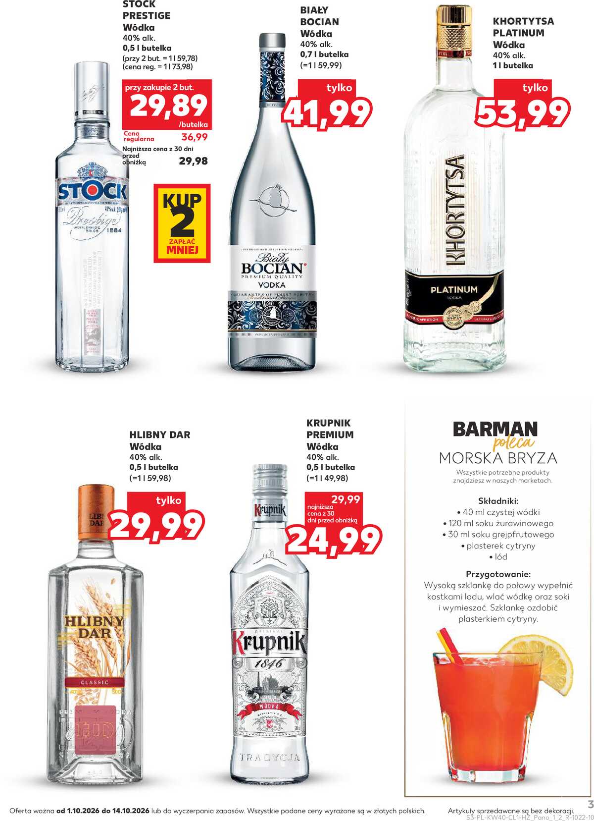 Leták Kaufland Polsko 1.10.-14.10.2026 - Bar v Kauflandu strana 3