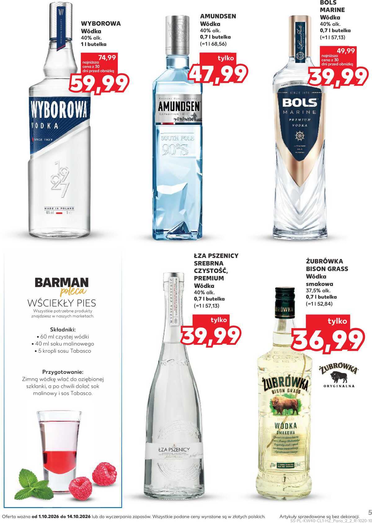 Leták Kaufland Polsko 1.10.-14.10.2026 - Bar v Kauflandu strana 5