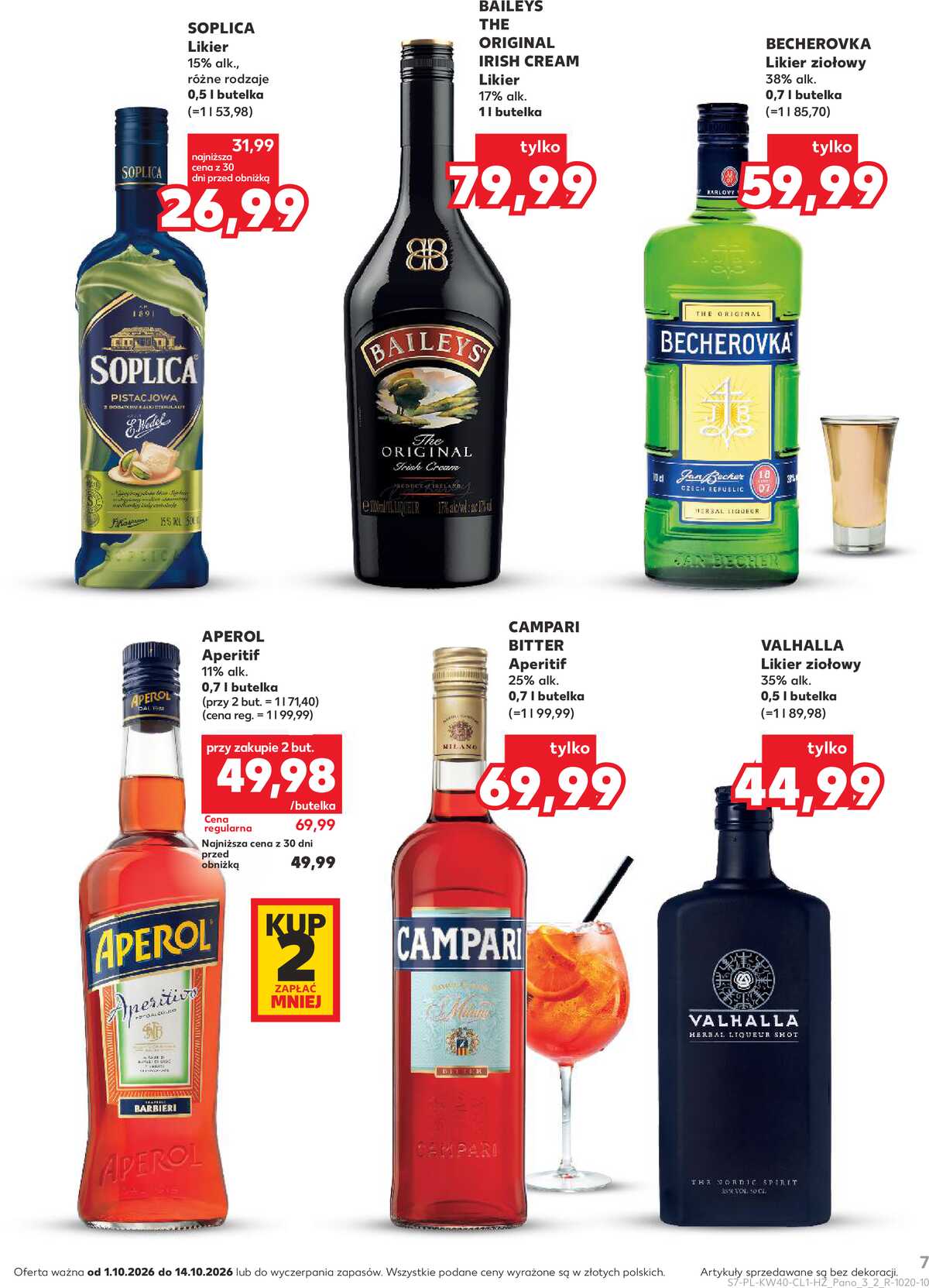Leták Kaufland Polsko 1.10.-14.10.2026 - Bar v Kauflandu strana 7