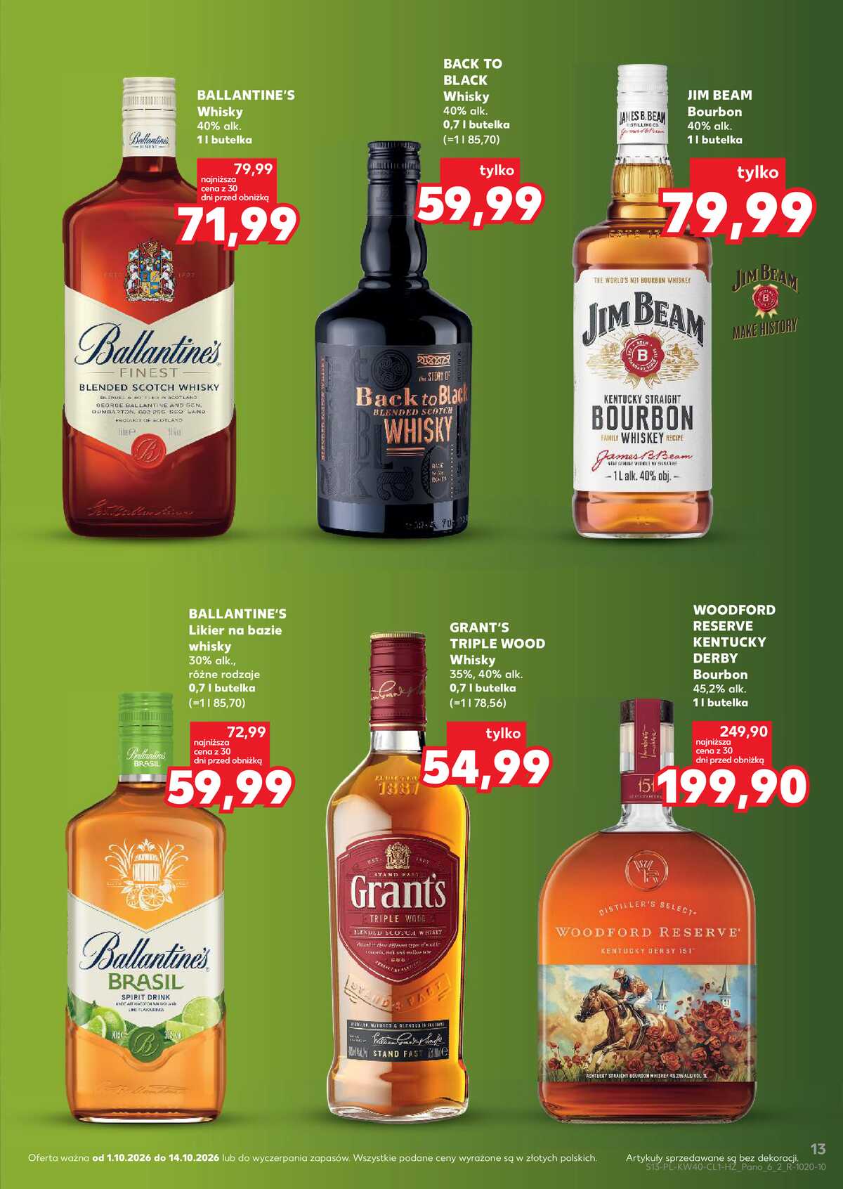 Leták Kaufland Polsko 1.10.-14.10.2026 - Bar v Kauflandu strana 13