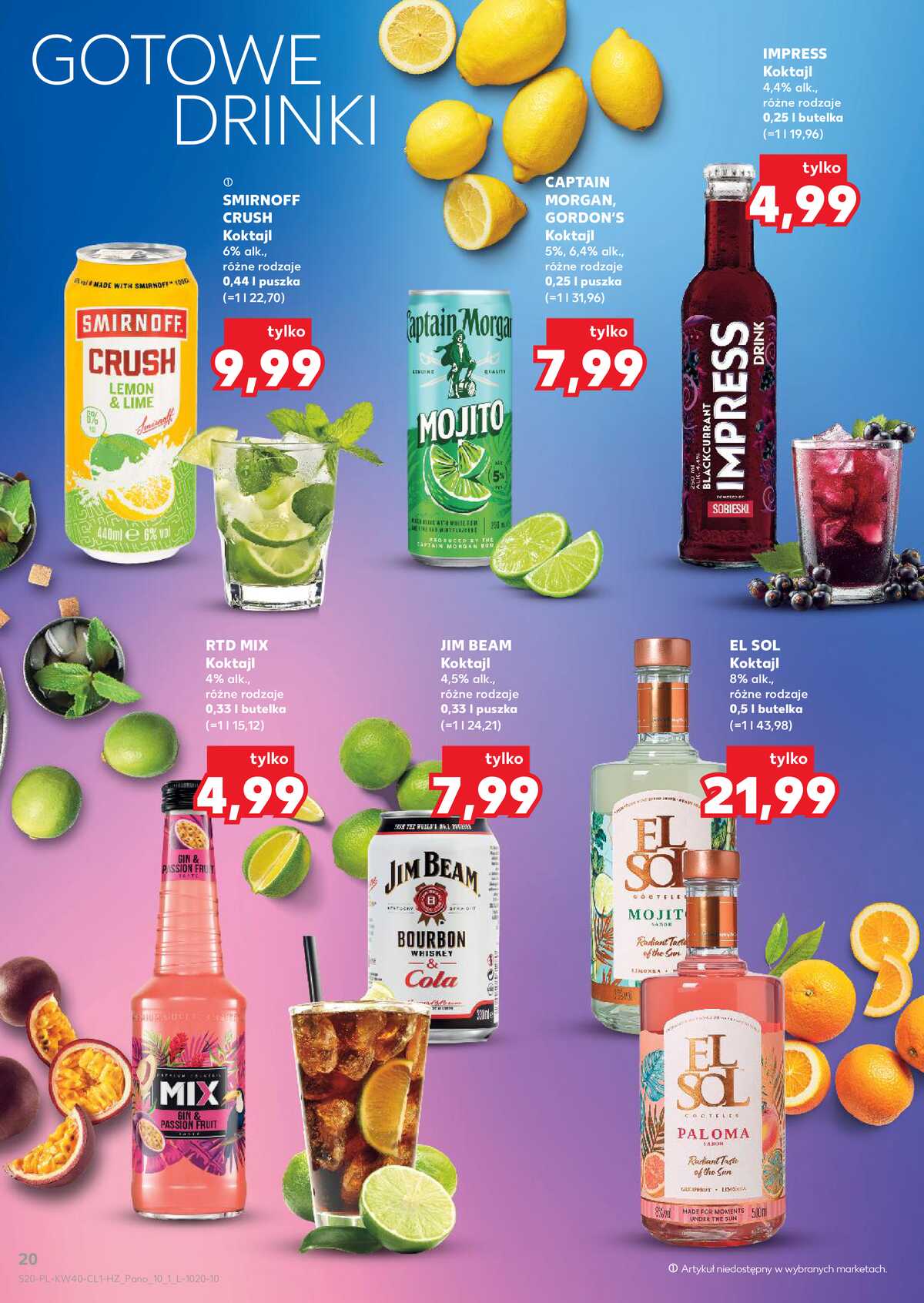 Leták Kaufland Polsko 1.10.-14.10.2026 - Bar v Kauflandu strana 20