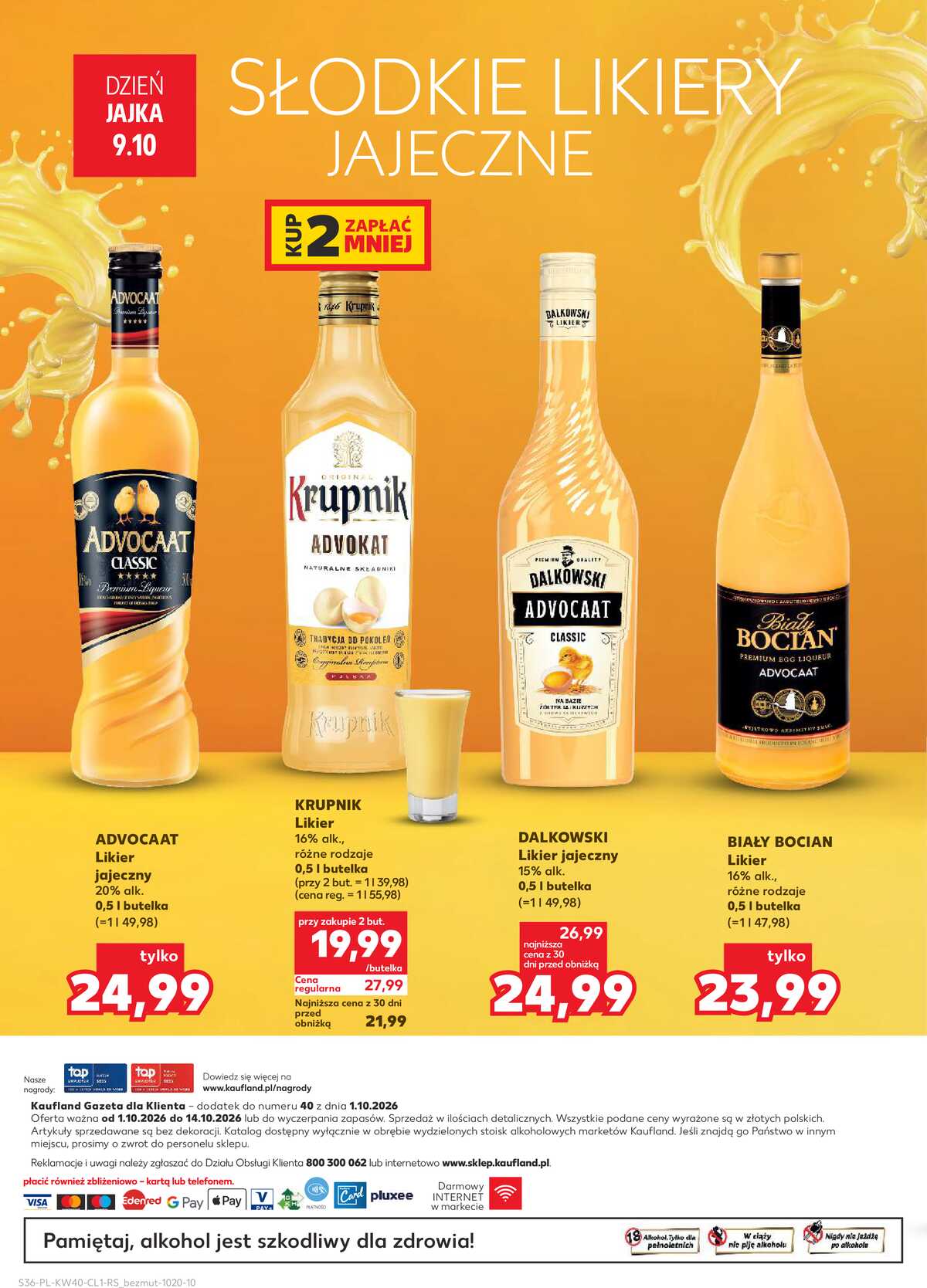 Leták Kaufland Polsko 1.10.-14.10.2026 - Bar v Kauflandu strana 36