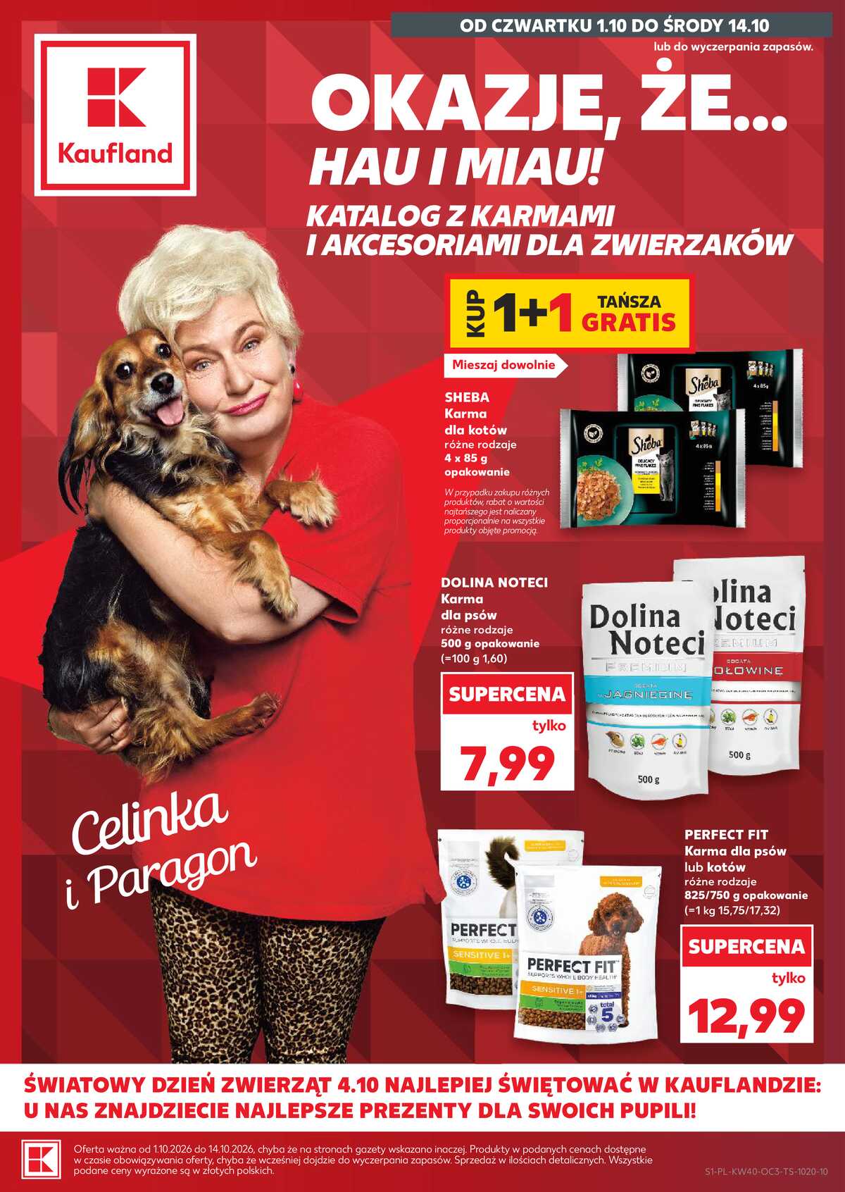 Leták Kaufland Polsko 1.10.-14.10.2026 strana 1