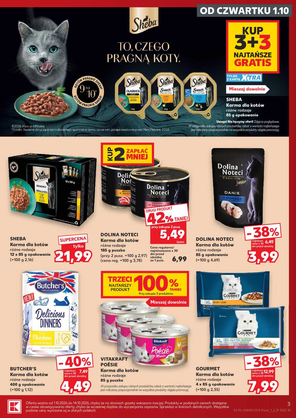 Leták Kaufland Polsko 1.10.-14.10.2026 strana 3