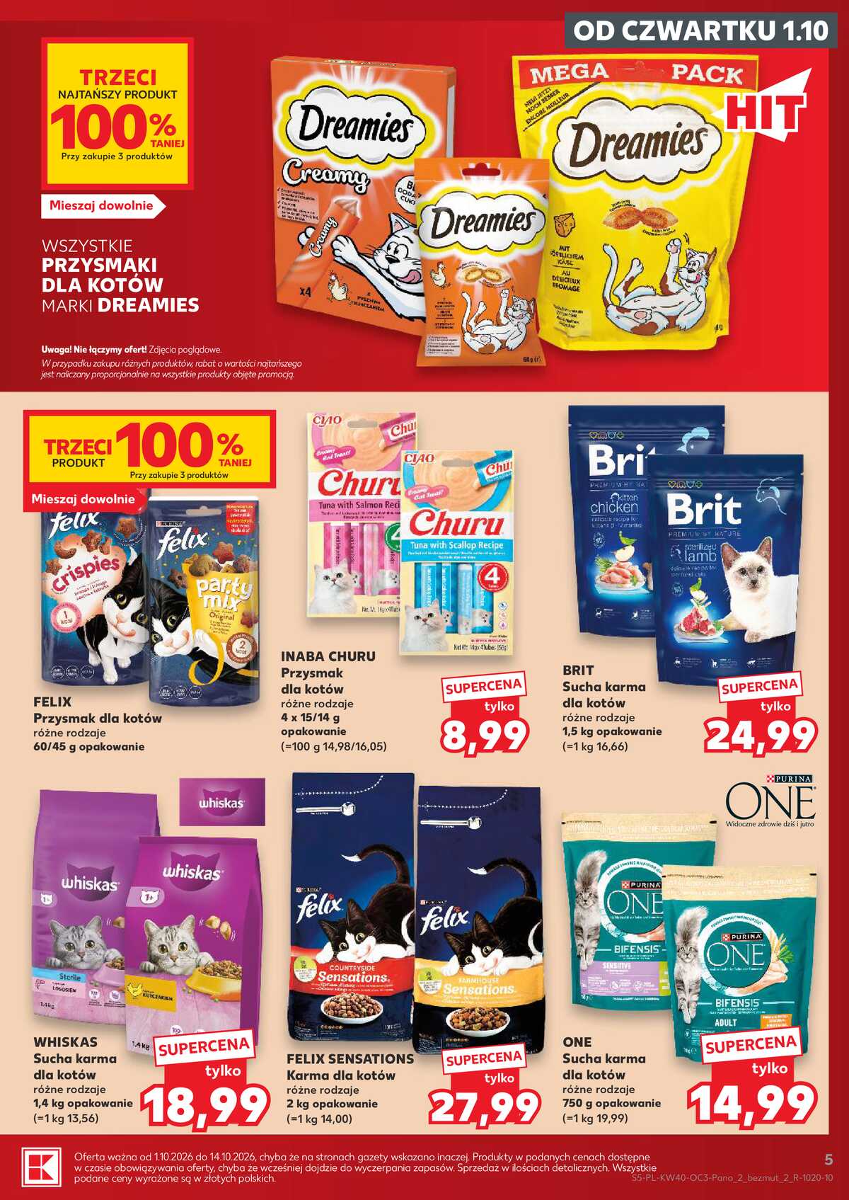 Leták Kaufland Polsko 1.10.-14.10.2026 strana 5