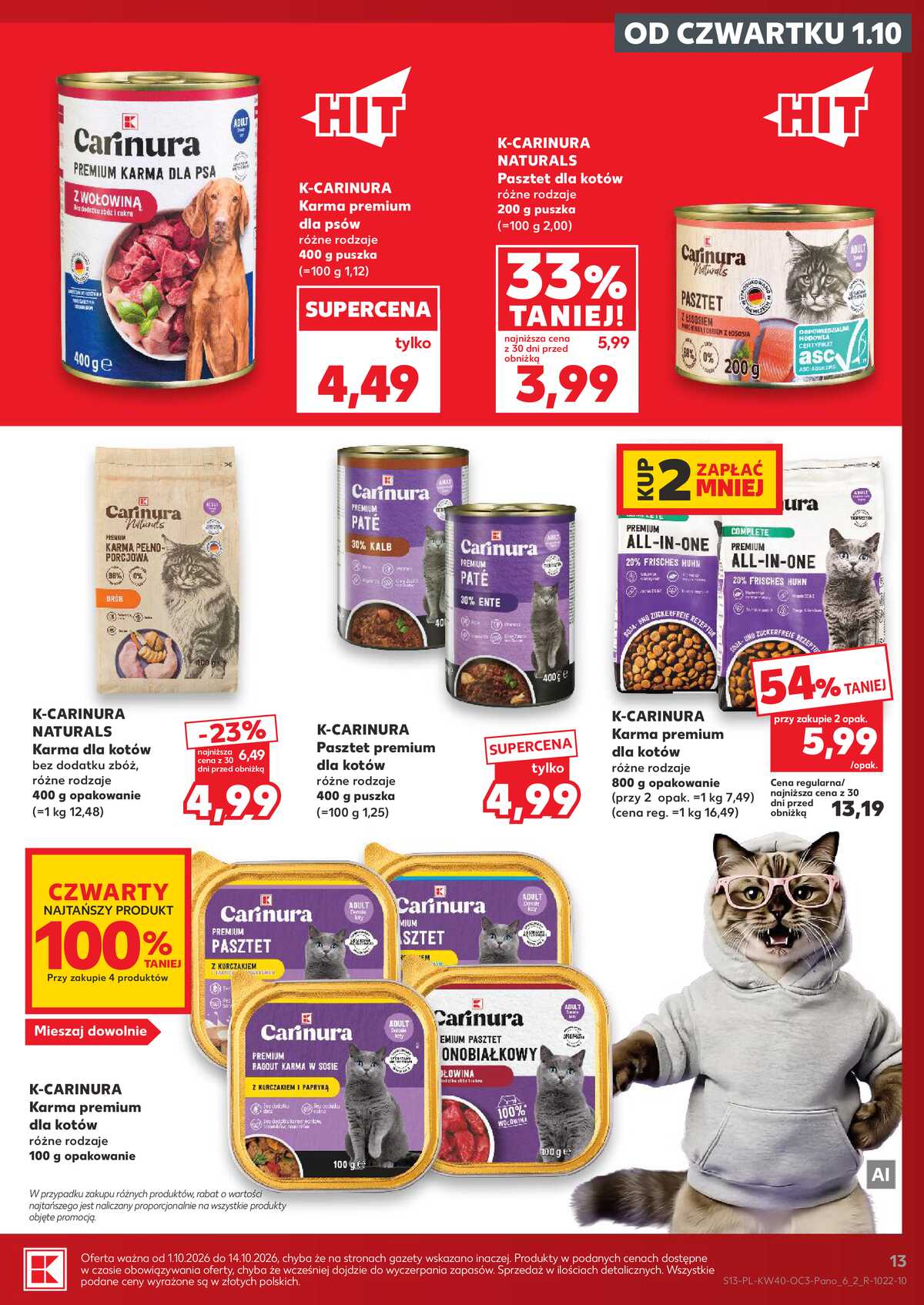 Leták Kaufland Polsko 1.10.-14.10.2026 strana 13