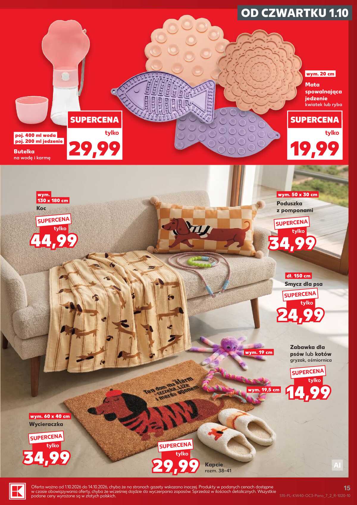 Leták Kaufland Polsko 1.10.-14.10.2026 strana 15