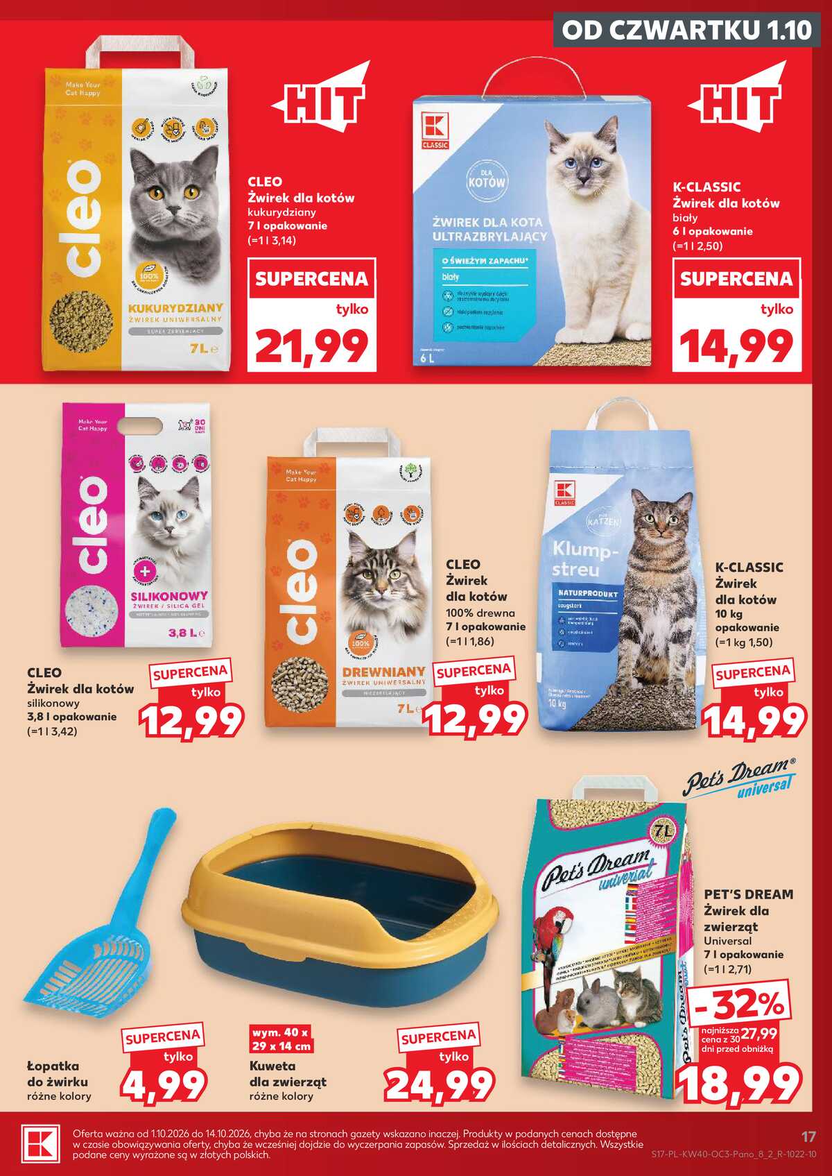 Leták Kaufland Polsko 1.10.-14.10.2026 strana 17
