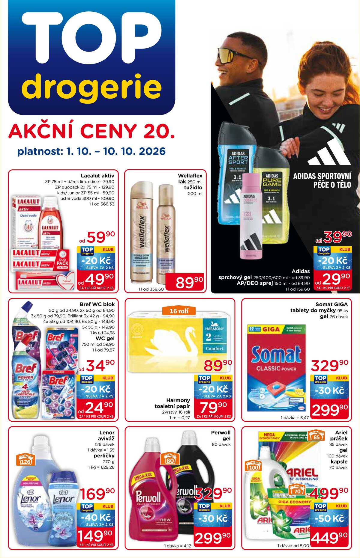 TOP drogerie do 10.10. strana 1