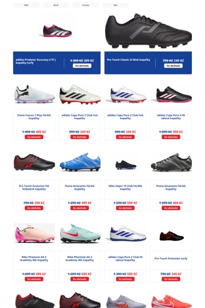 Intersport Kopačky a míče - 30. 9. 2026