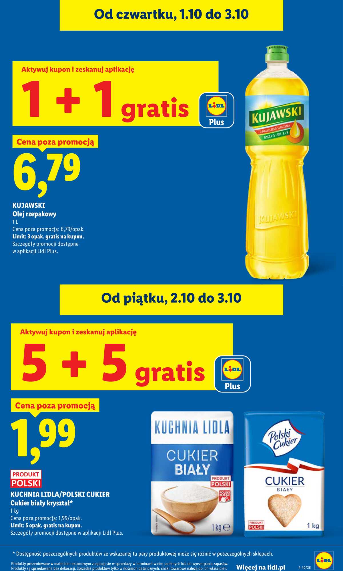 Leták Lidl Polsko 1.10.-3.10.2026 - Leták platí od 1. 10. do 3. 10. strana 7