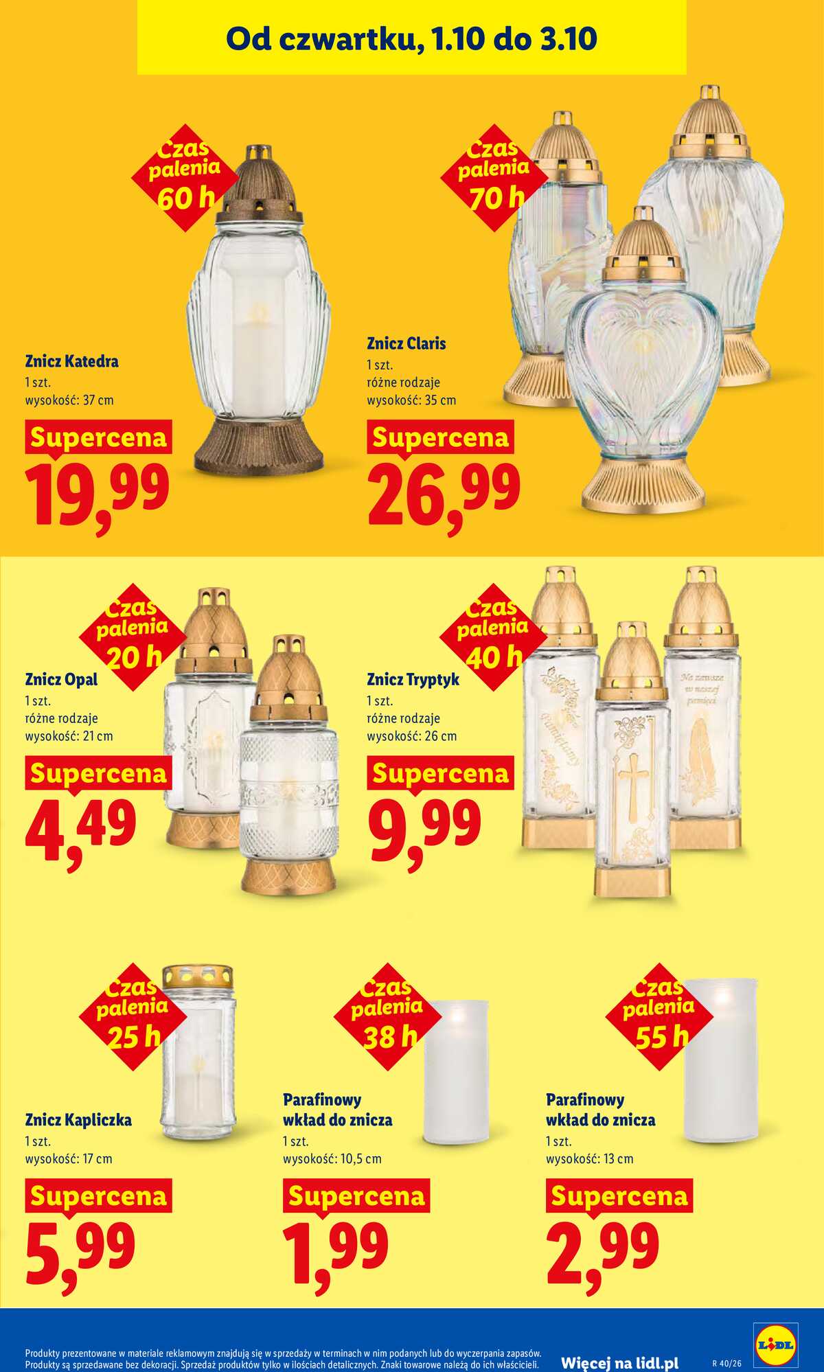 Leták Lidl Polsko 1.10.-3.10.2026 - Leták platí od 1. 10. do 3. 10. strana 101