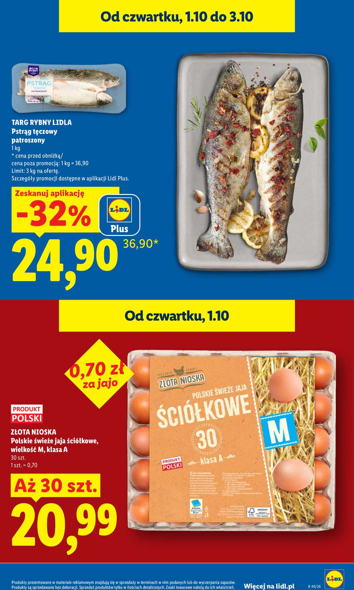 Leták Lidl Polsko 1.10.-3.10.2026 - Leták platí od 1. 10. do 3. 10. strana 13