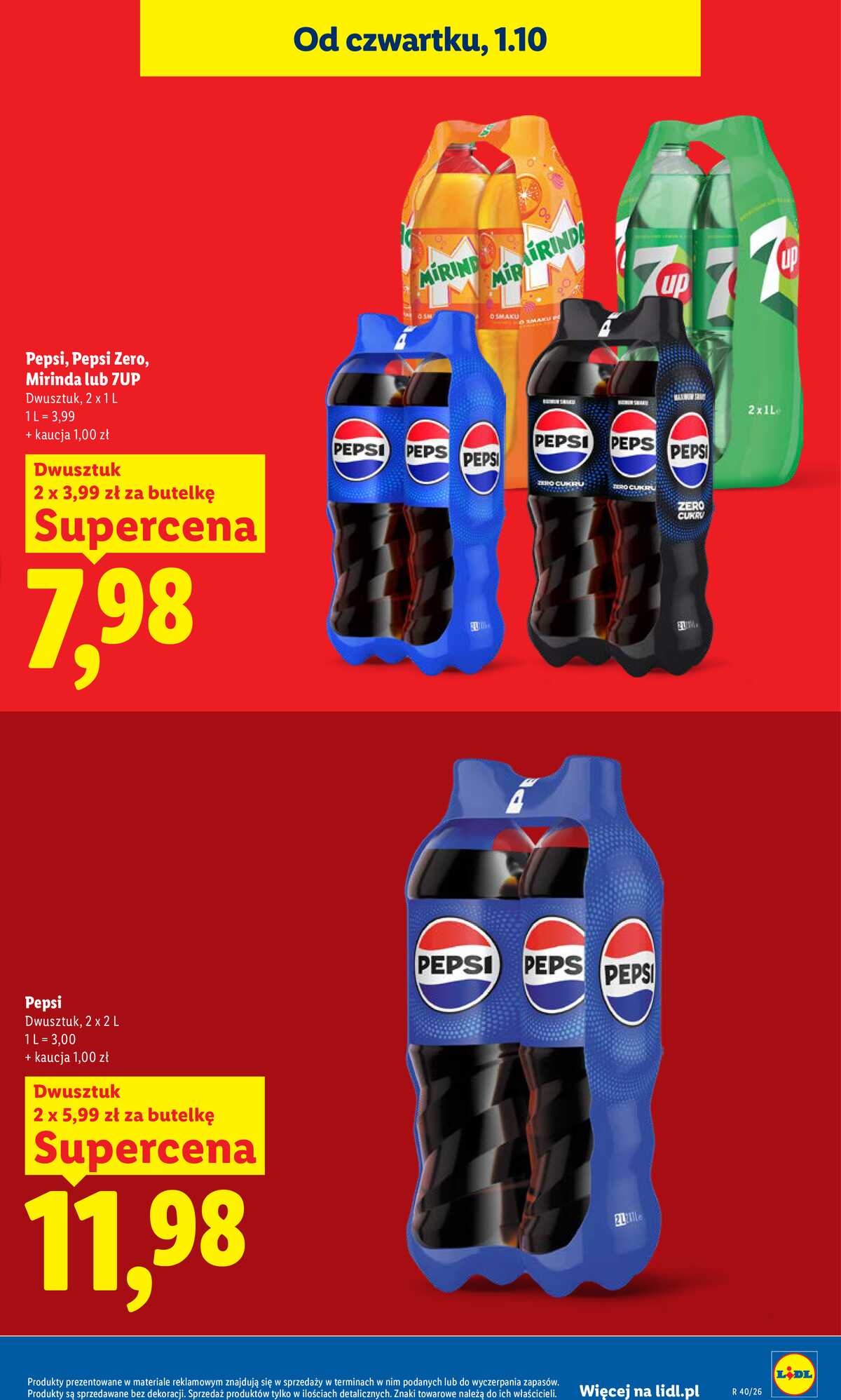 Leták Lidl Polsko 1.10.-3.10.2026 - Leták platí od 1. 10. do 3. 10. strana 19