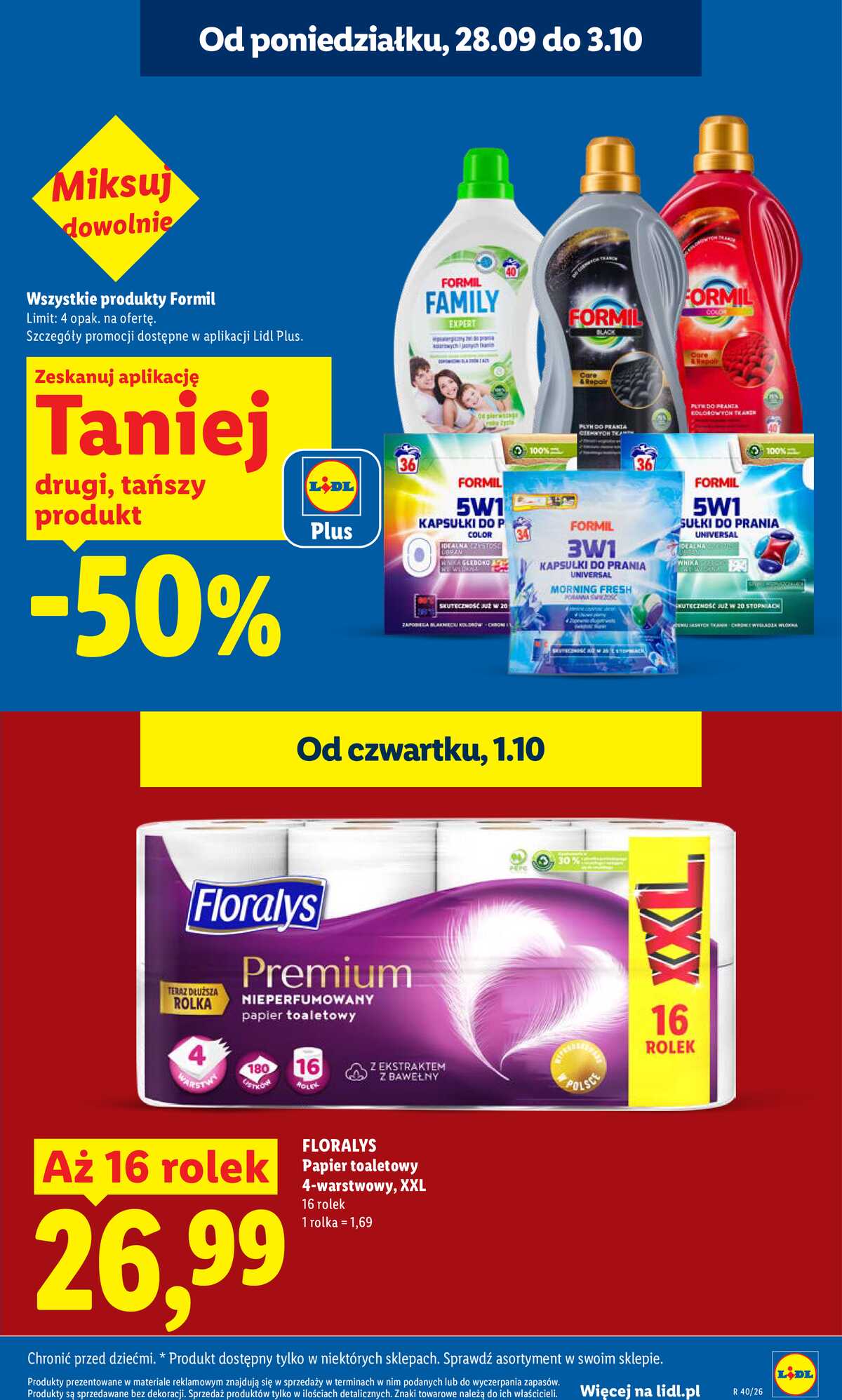 Leták Lidl Polsko 1.10.-3.10.2026 - Leták platí od 1. 10. do 3. 10. strana 23