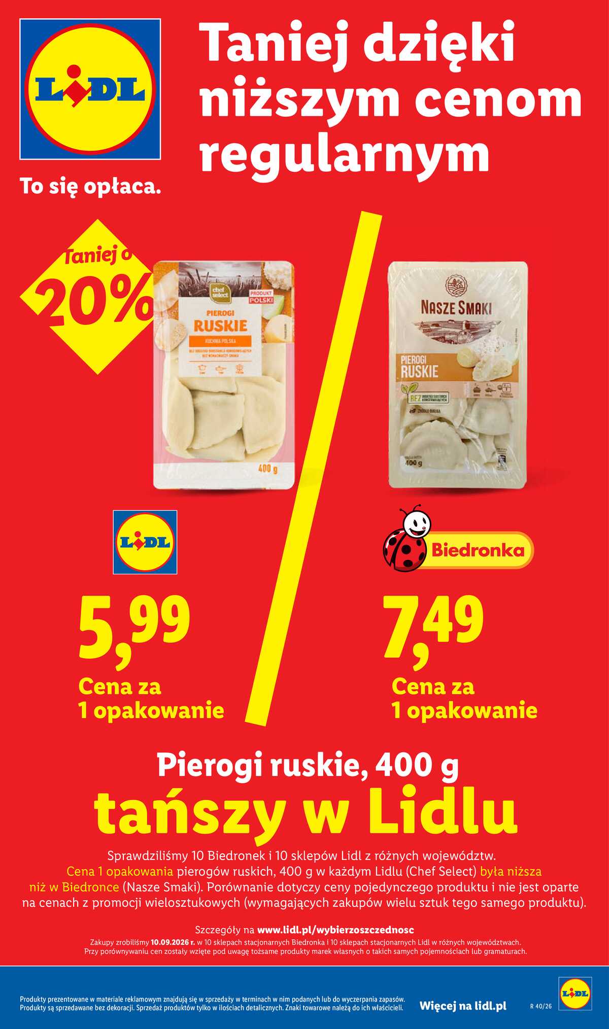 Leták Lidl Polsko 1.10.-3.10.2026 - Leták platí od 1. 10. do 3. 10. strana 35
