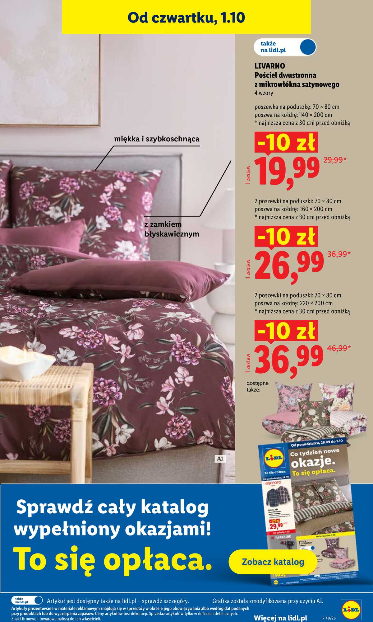 Leták Lidl Polsko 1.10.-3.10.2026 - Leták platí od 1. 10. do 3. 10. strana 43