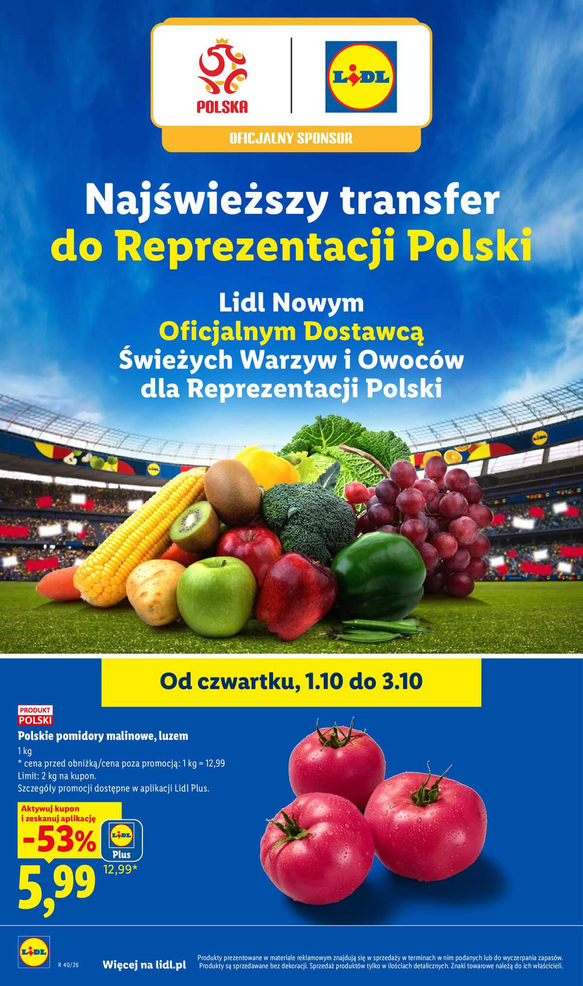 Leták Lidl Polsko 1.10.-3.10.2026 - Leták platí od 1. 10. do 3. 10. strana 46