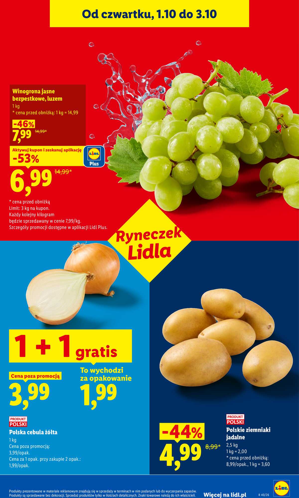 Leták Lidl Polsko 1.10.-3.10.2026 - Leták platí od 1. 10. do 3. 10. strana 47
