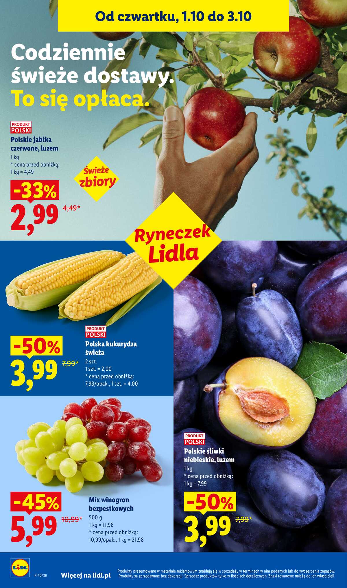 Leták Lidl Polsko 1.10.-3.10.2026 - Leták platí od 1. 10. do 3. 10. strana 48