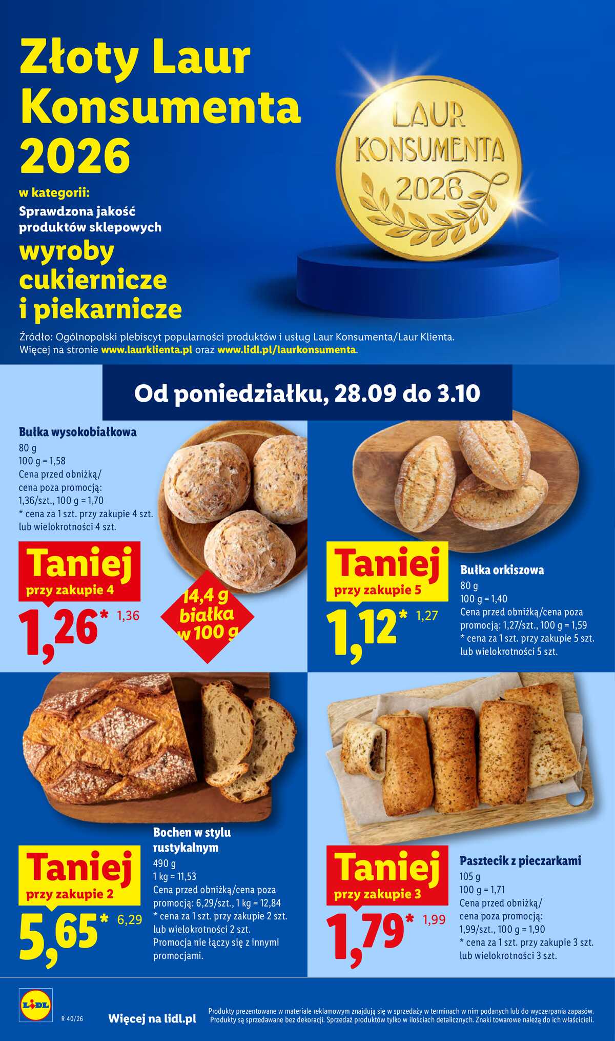 Leták Lidl Polsko 1.10.-3.10.2026 - Leták platí od 1. 10. do 3. 10. strana 52