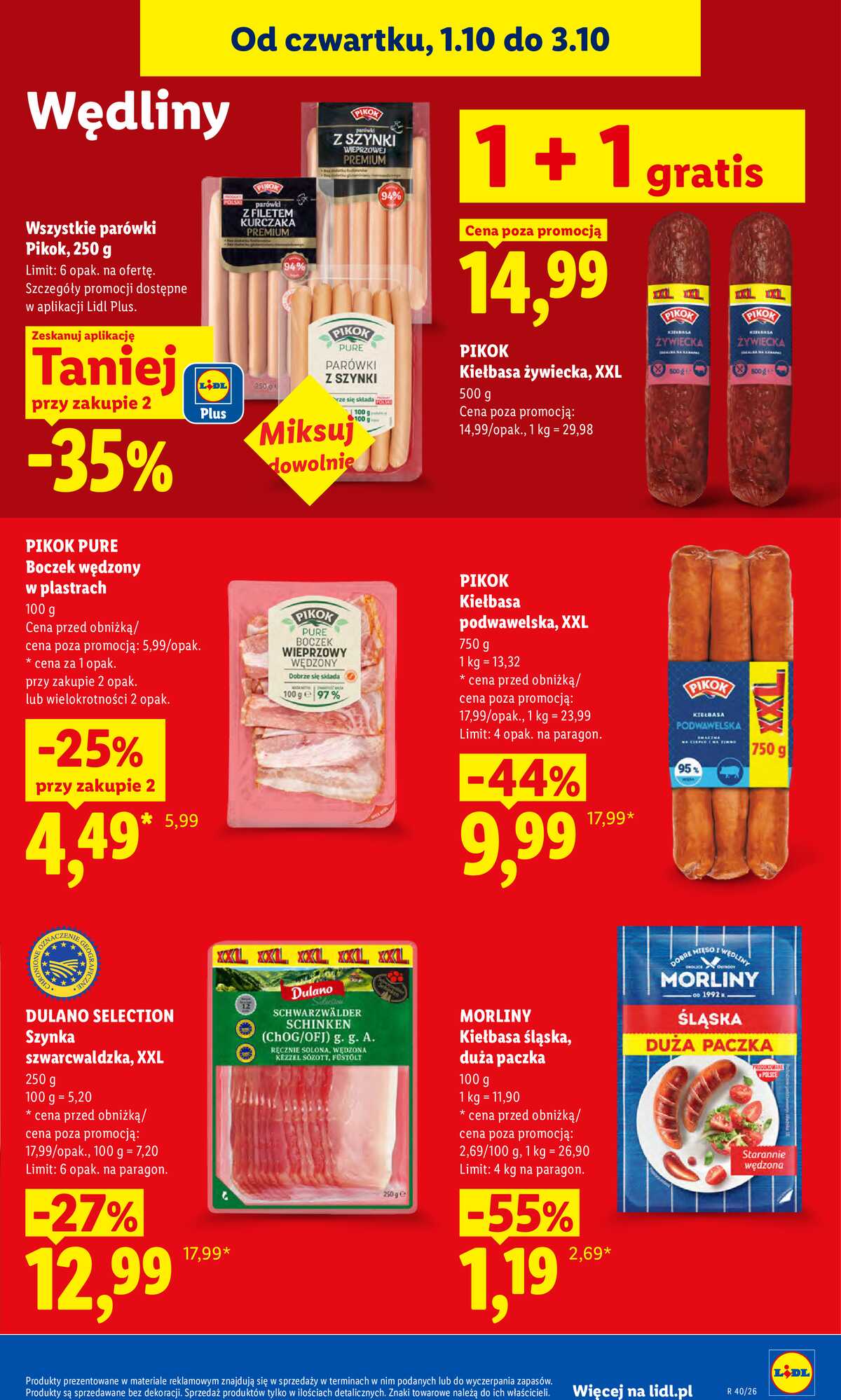 Leták Lidl Polsko 1.10.-3.10.2026 - Leták platí od 1. 10. do 3. 10. strana 57