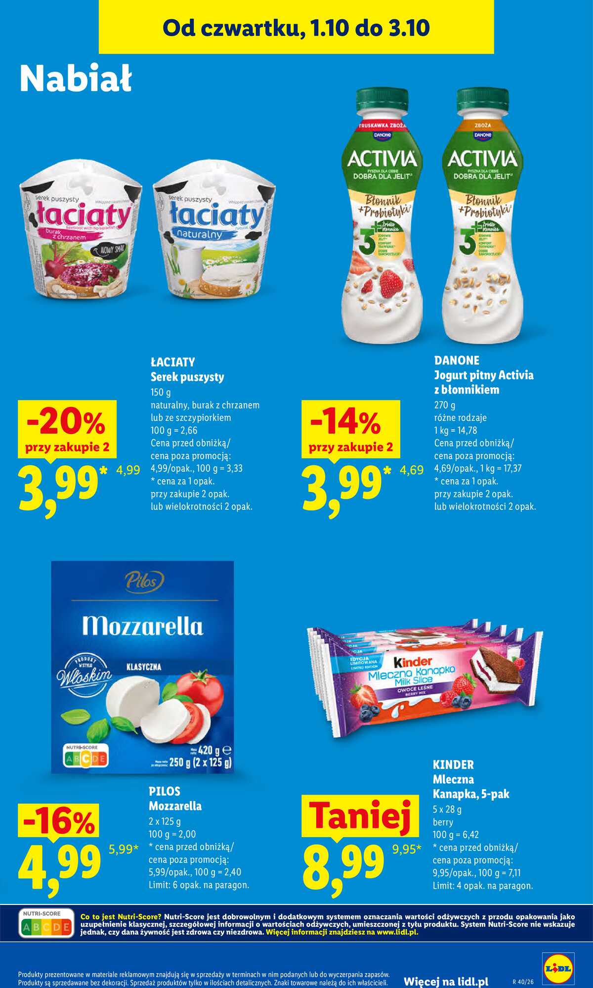 Leták Lidl Polsko 1.10.-3.10.2026 - Leták platí od 1. 10. do 3. 10. strana 61
