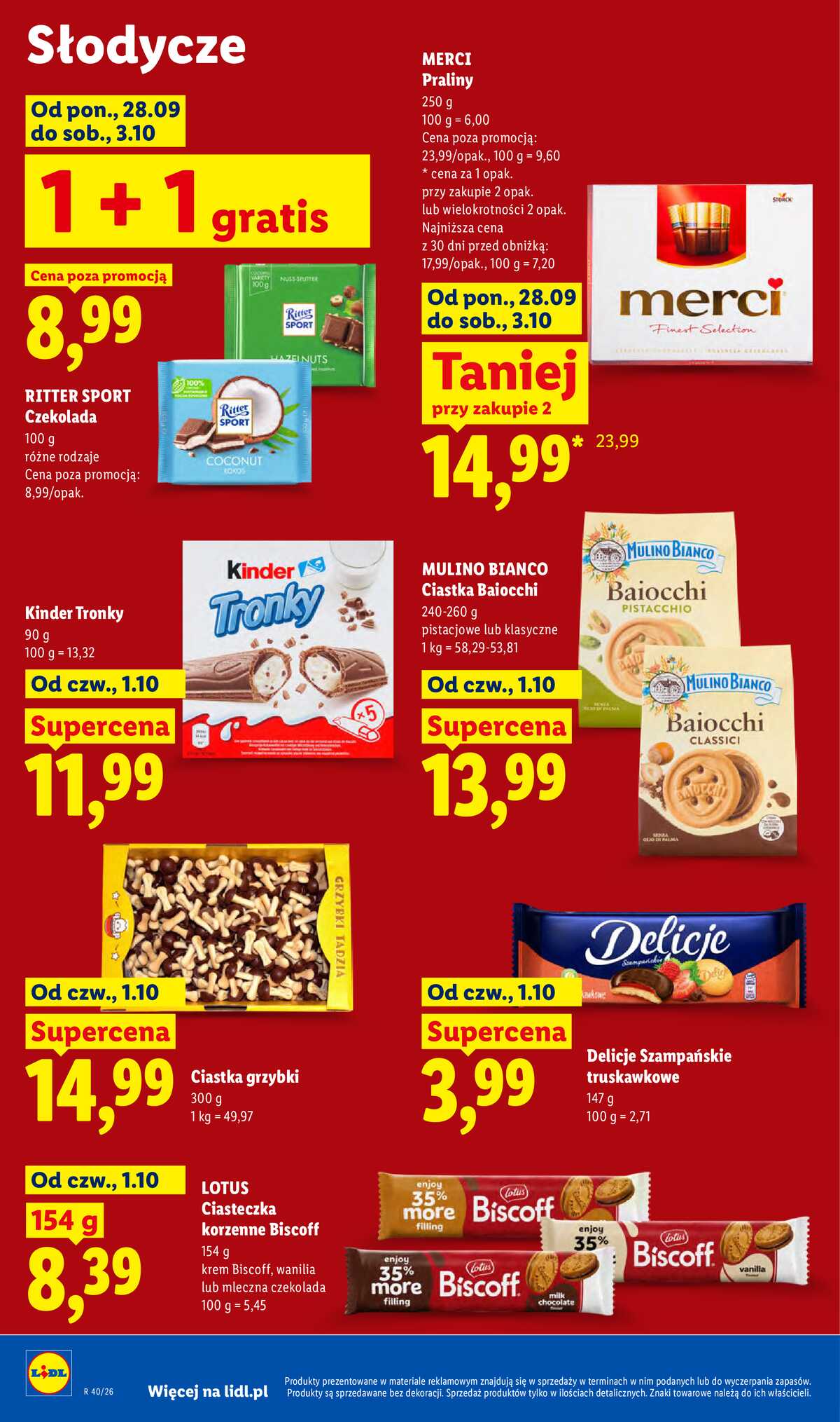 Leták Lidl Polsko 1.10.-3.10.2026 - Leták platí od 1. 10. do 3. 10. strana 66