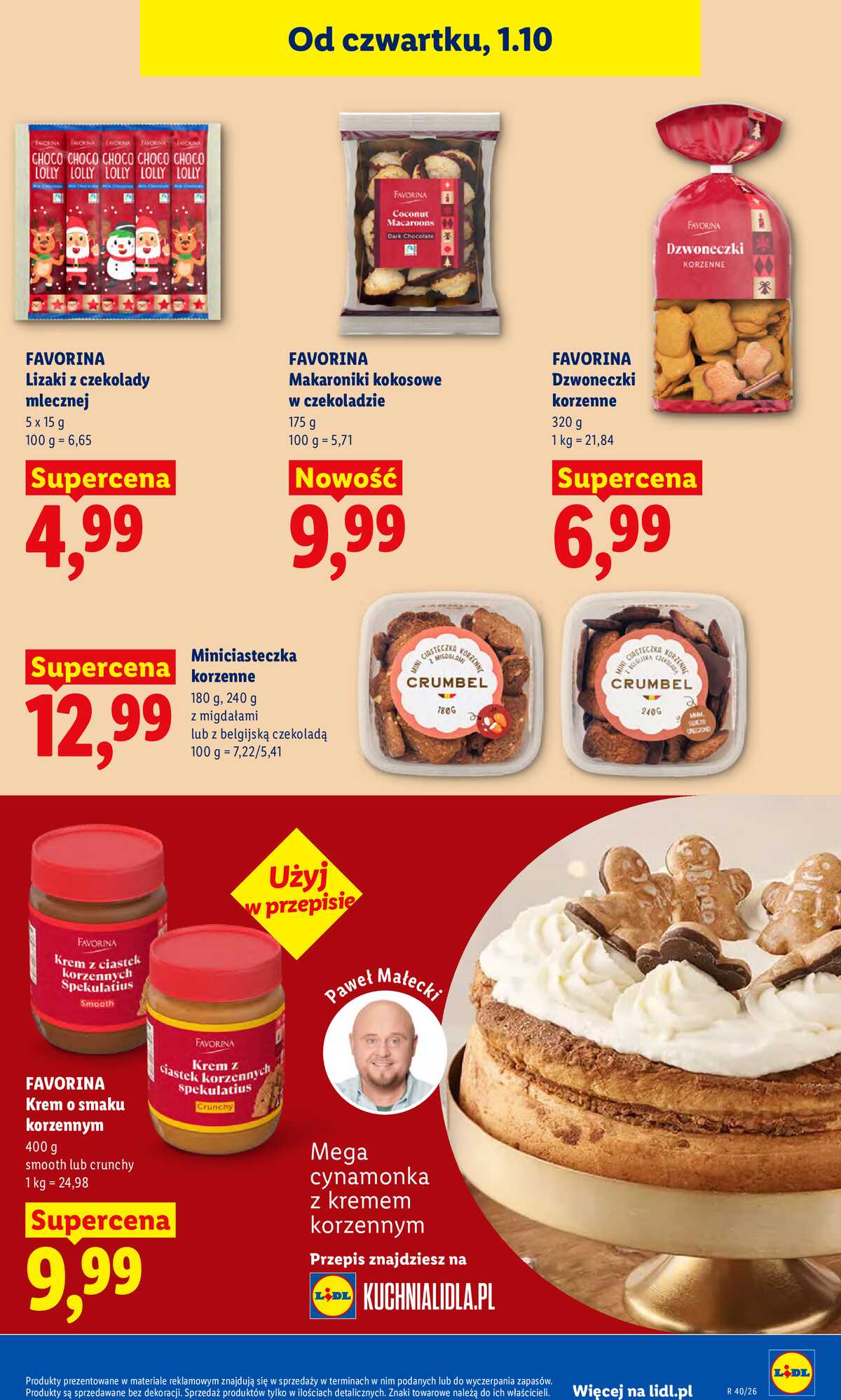 Leták Lidl Polsko 1.10.-3.10.2026 - Leták platí od 1. 10. do 3. 10. strana 69