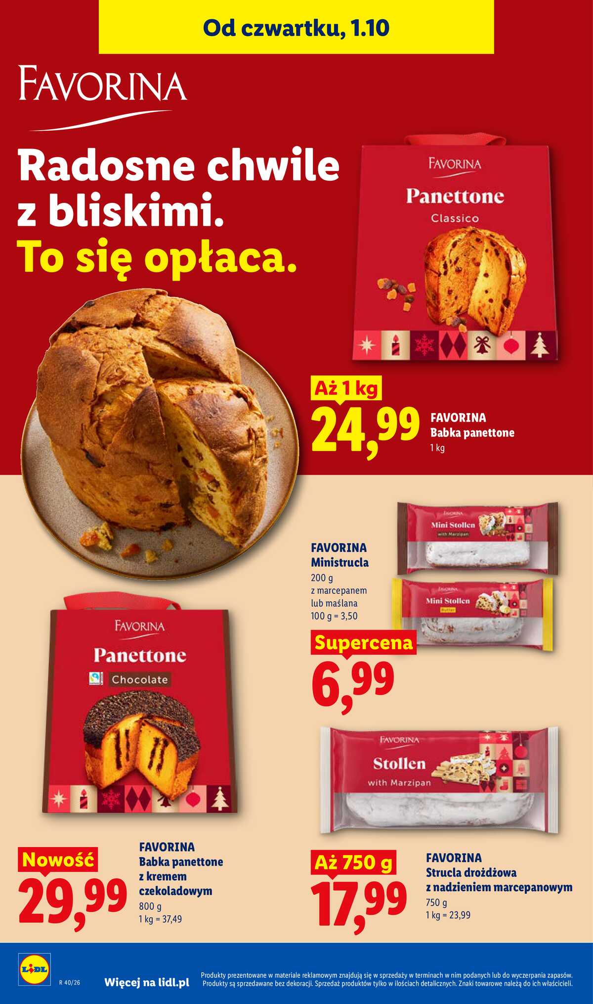 Leták Lidl Polsko 1.10.-3.10.2026 - Leták platí od 1. 10. do 3. 10. strana 70