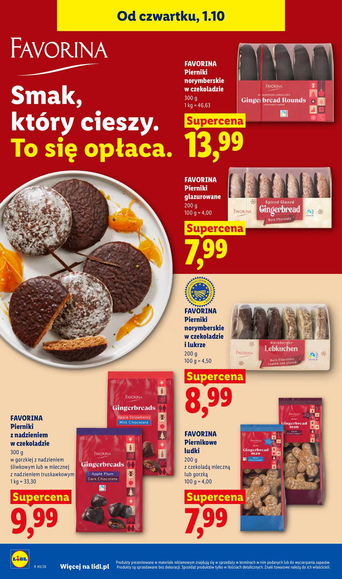 Leták Lidl Polsko 1.10.-3.10.2026 - Leták platí od 1. 10. do 3. 10. strana 72