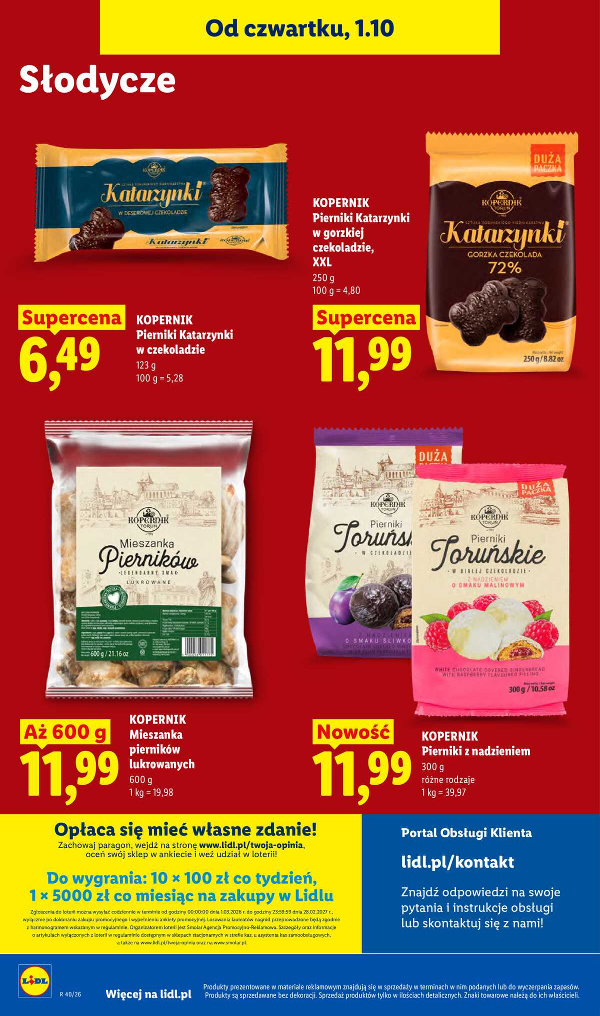 Leták Lidl Polsko 1.10.-3.10.2026 - Leták platí od 1. 10. do 3. 10. strana 74